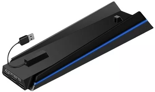 PS4 / Playstation 4 - Vertical Stand mit USB Hub mit OVP OVP beschädigt