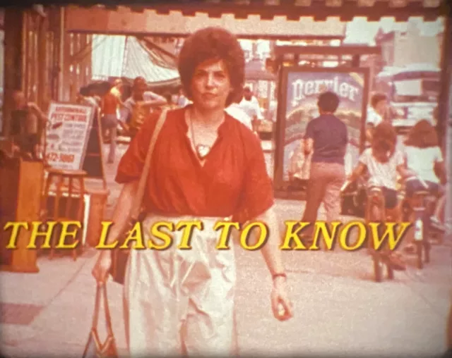 16mm Film THE LAST TO KNOW (1981) Female Alcoholism Documentary Award Winning