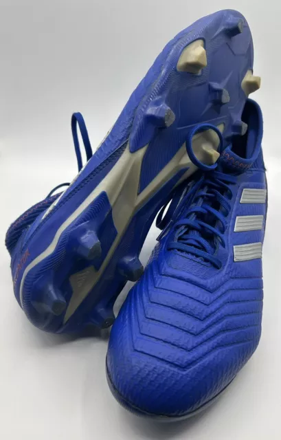 Adidas Predator 19.3 Football Soccer Boots Shoes Blue FG Size US 11 UK 10.5