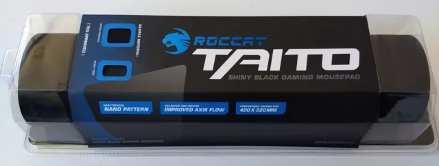 ROCCAT TAITO Shiny Black Gaming Mousepad