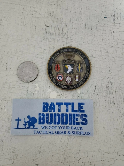 101ST AIRBORNE COMMAND Sergeant Major Challenge Coin Air Assault £67.40 ...