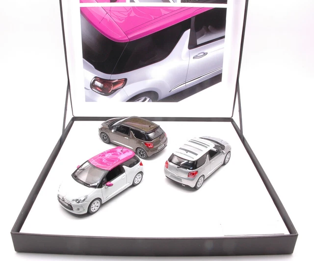 Miniature voiture auto 1:43 Norev Set 3 Models Citroen DS3 Modélisme diecast