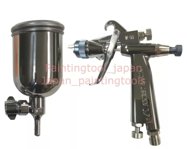 ANEST IWATA W-50-136BGC 1.3mm Gravity Spray Gun with 130ml Side cup KIWAMI guns