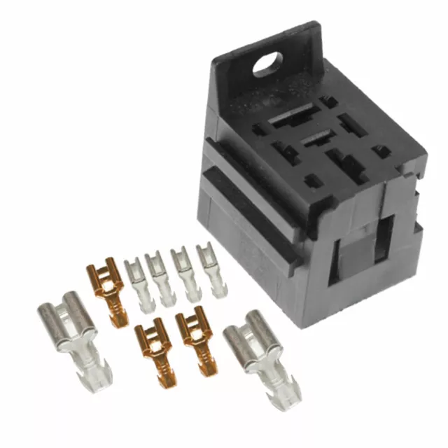 9 Pin Maxi Relay Base Holder Socket For 4, 5, 9 Pin Maxi Relays With Terminals