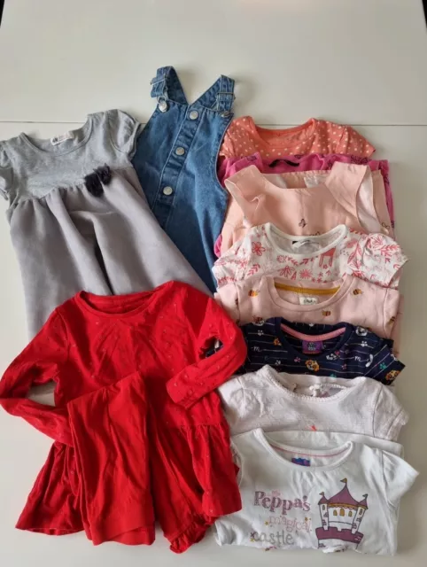 Girls' clothes bundle 2-3 years X12 items