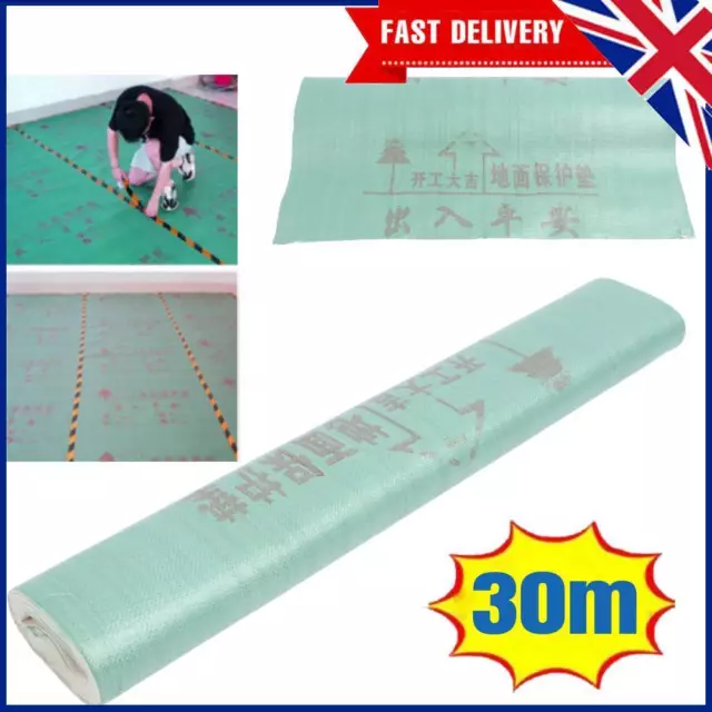 1 X 30m Surface Protective Film EVA Anti Slip Waterproof Breathable Floor Film