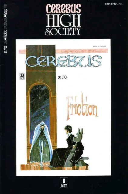 Cerebus High Society #8 VF/NM; Aardvark-Vanaheim | 33 Dave Sim - we combine ship