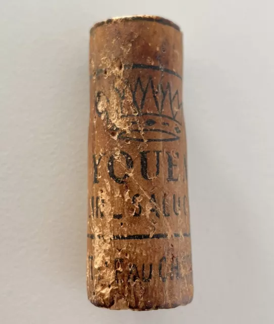 Vintage 1981 Wine Bottle Cork CHATEAU D'YQUEM Sauternes