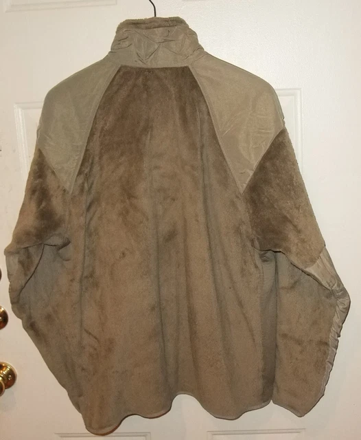 US Army USAF ECWCS Level 3 Multicam Coyote Brown Fleece Jacket Large Long 2