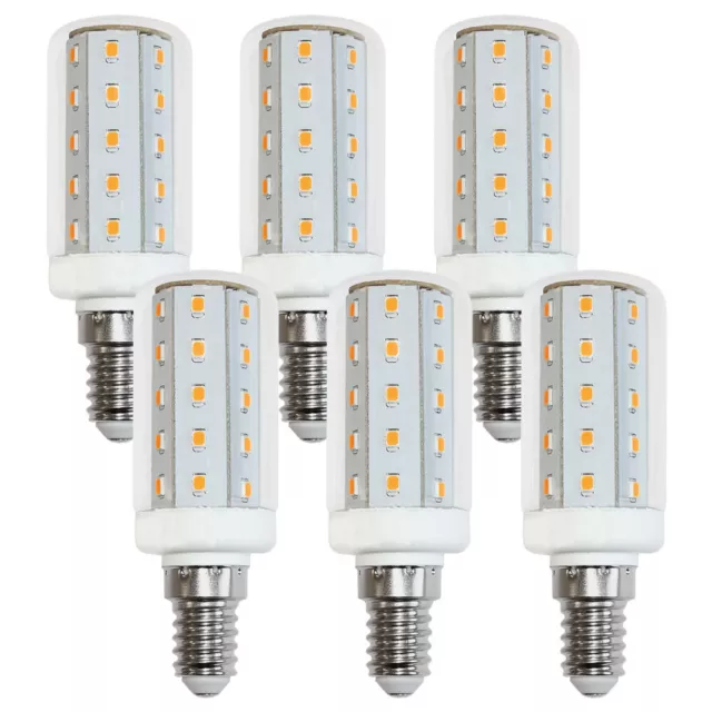 6 x LED Leuchtmittel T30 Röhre 4W E14 Corn 6500K Tageslicht kaltweiß 30mm Lampe