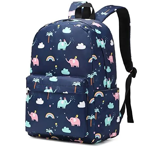 Elephant Backpack for Girls Women Teens, School Backpack College Bookbags