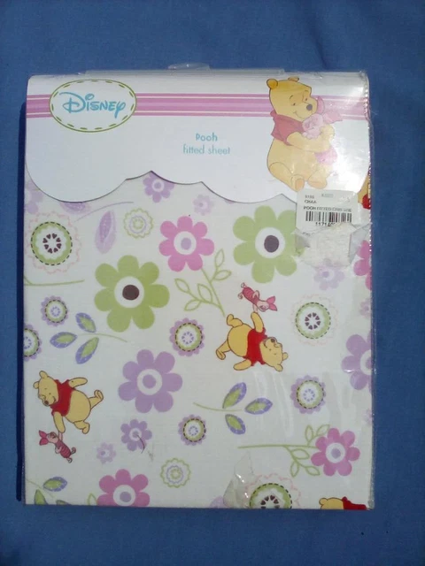Nueva Sábana De Cuna Disney Winnie The Pooh Pooh/Lechón/Flores