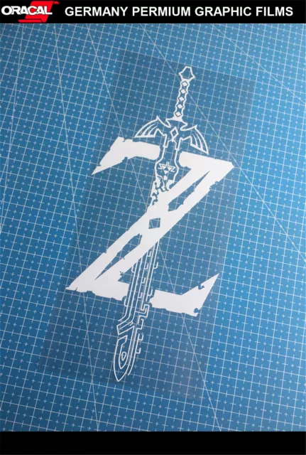 The Legend Of Zelda: Tears of The Kingdom Link Master Sword decal sticker #Z01