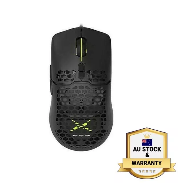 DELUX M700BU-PMW3325 Wired RGB Gaming Mouse - Black