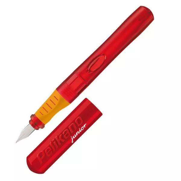 Pelikan Pelikano JR. Series P67L Left Handed Fountain Pen Red Med Pt. 940924 New