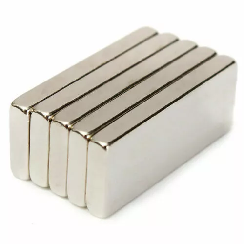 10/50/100  Super Strong Block Fridge Magnets Rare Earth Neodymium 25x10x3mm N52