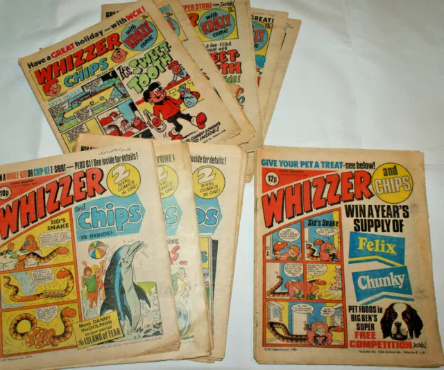 Whizzer & Chips Comics  1978 to 1985 - Pick From Drop Down Menu - AA004