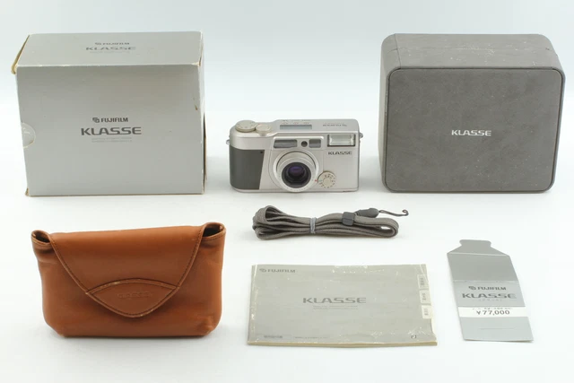 Box 【Near MINT】 Fujifilm Fuji Klasse Silver point & shoot 35mm Film Camera JAPAN