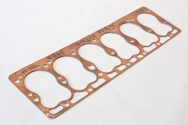 NOS 1936 1937 Graham 90A 95 6 Cylinder Engine Head Gasket Victor 966 NOS 1936 1937 Graham 90A 95 6 Cylinder Engine Head Gasket Victor 966