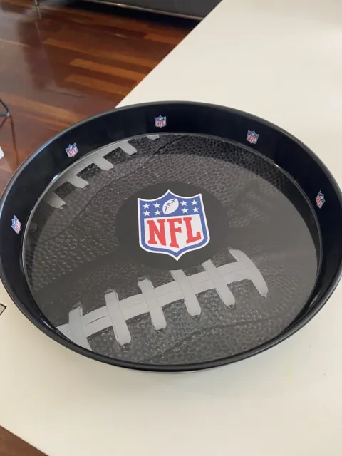 Nfl Collectable Tin Serving Tray Like New