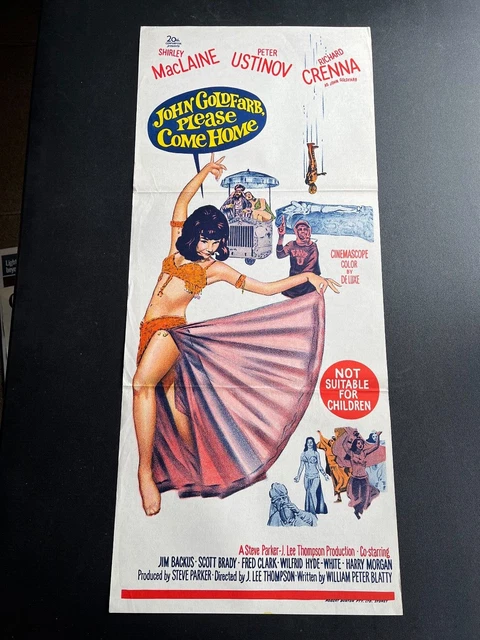 JOHN GOLDFARB PLEASE COME HOME  original SHIRLEY MACLAINE - STONE LITHO ART!