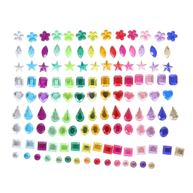 3 juegos de teléfono Fall Strass Scrapbooking pedrería estrellas perno