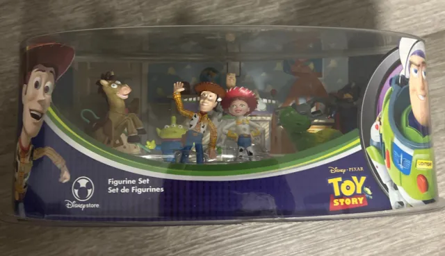 Disney Store Disney Pixar Toy Story 10th Anniversary 8 Figurine Set NEW