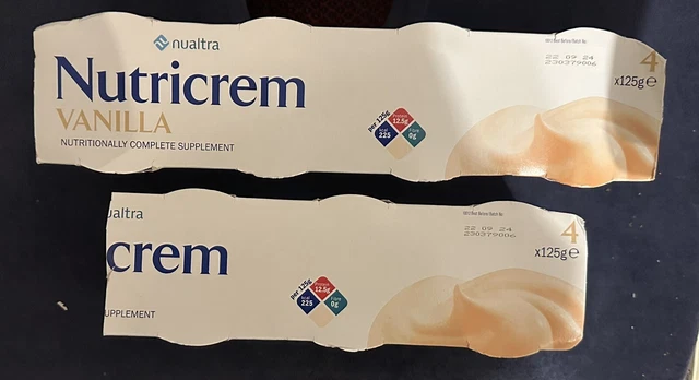 New!! Nualtra Nutricrem Vanilla Flavour Dessert 7 X 125g