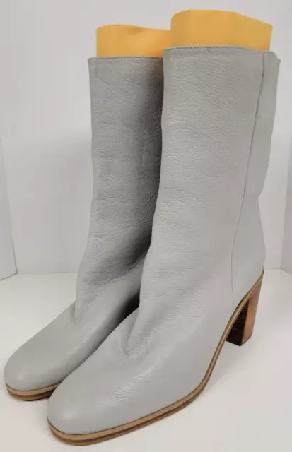 Women's Gray Rachel Comey Leather High Heel Boots Size 0