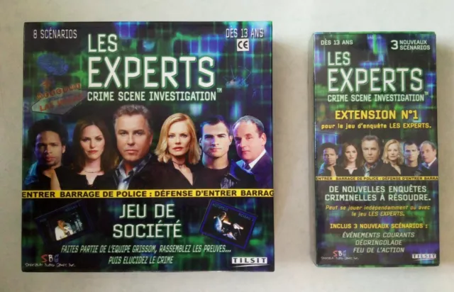 Jeu Les experts Crime Scene Investigation + Extension n° 1