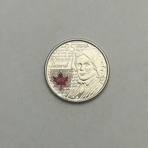 ️ 2013 Canada 25 Cent Coin - Laura Secord 1812 Limited Edition  ️