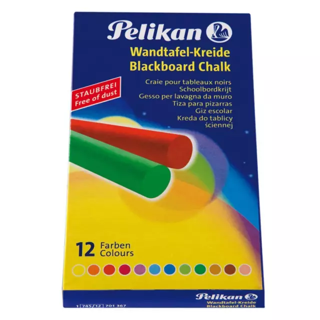 Pelikan 745/12 Kreide Farbsortiert 12 St. 701367 (4012700701367)