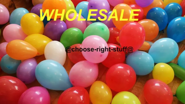 Wholesale Balloons Job Lot 10 Inch Air/Helium Wedding Birthday Party Ballons Uk 3