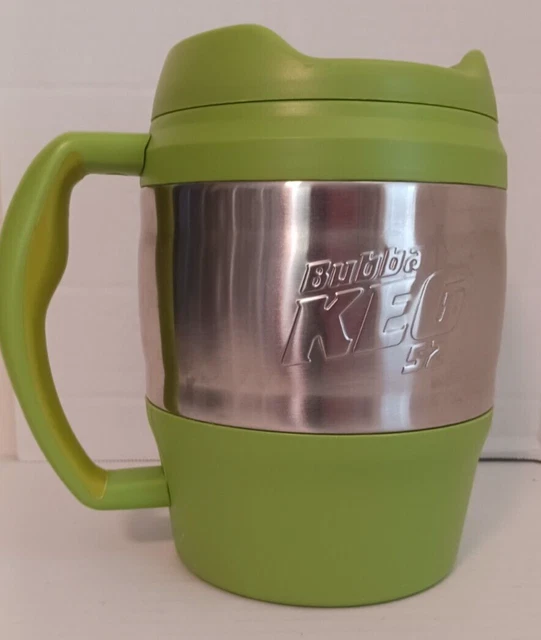 Bubba Keg  52 oz. Lime Green Thermal Mug Insulated Handled Drink Cup with Lid