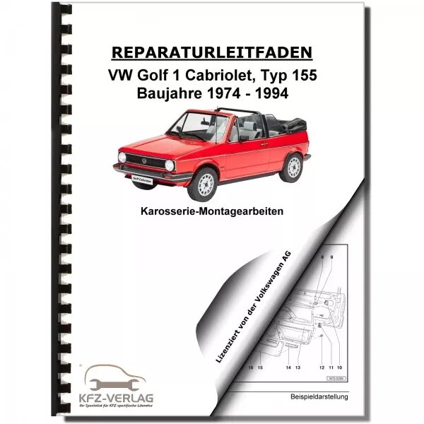 VW Golf 6 Cabrio (11-16) Reparaturleitfaden Elektrische Anlage