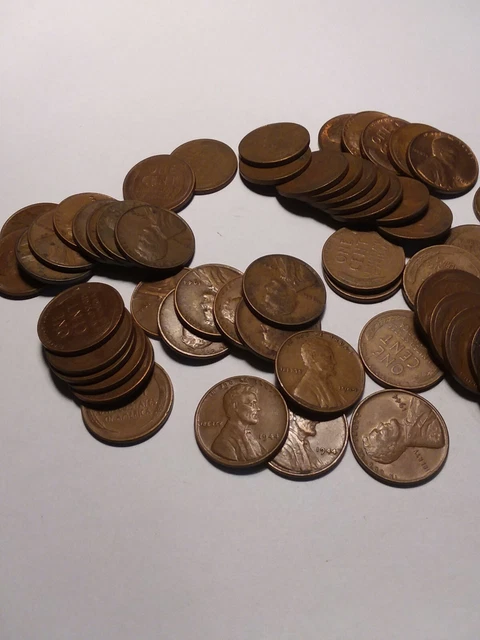 Lincoln Head Wheat Cent 1944 P Average Circulated United States Free Shipping