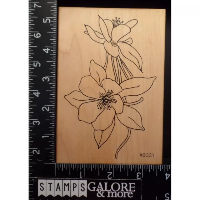 Comotion Rubber Stamps 2331 XL DOGWOOD ORCHARD GARDEN FLOWERS #146