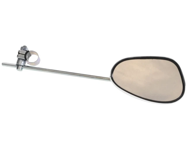 Rétroviseur BUMM chromé ovale gauche pour vélomoteur, mobylette, Mokick, Kreidle