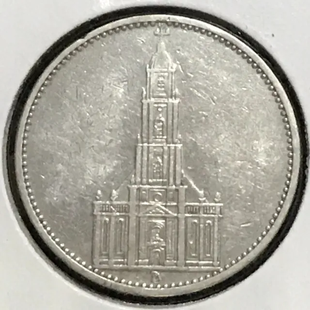 Germany 5 Reichsmark KM 83 XF 1935 D