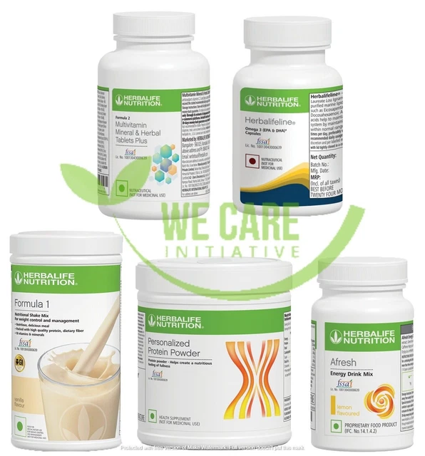 Kit Fitness Perte De Poids Herbalife Nutrition + Multivitamines + Oméga 3
