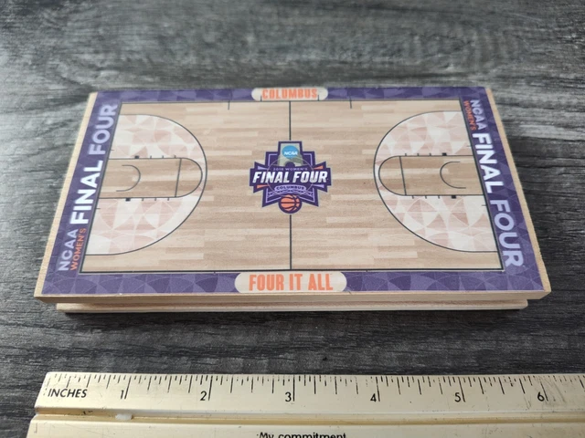 2018 Womens NCAA Final Four Floor Piece UConn Notre Dame Louisville MS State