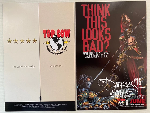 Spirit of the TAO #1, #2 Image TOP-COW Comics 1998 ~ 2 Books 2
