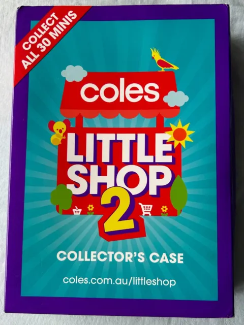 Coles Little Shop 2 - Full Complete Set in Collector Case with all 30 minis L@@K