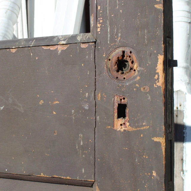 Large 39” Farmhouse Door, Late 1800’s, NED1968 3