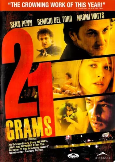 21 Grams DVD Drama (2004) Sean Penn Quality Guaranteed Reuse Reduce Recycle