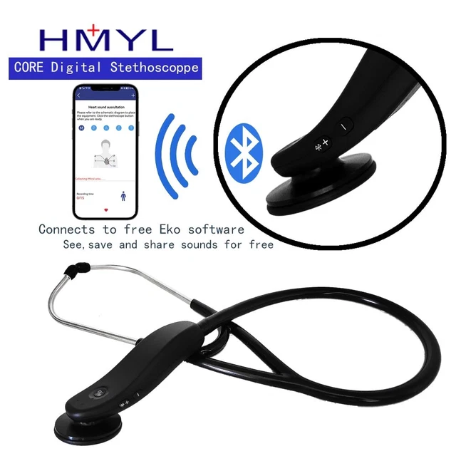 New Electronic Medical Bluetooth Digital Stethoscope Wireless Intelligent