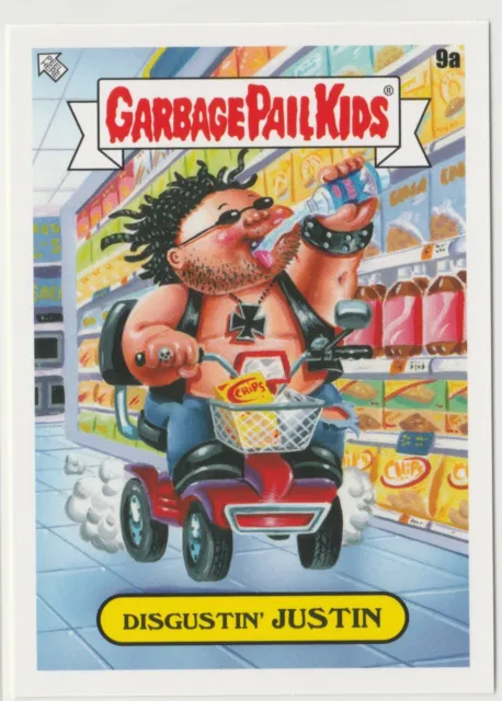 Garbage Pail Kids Disgustin' Justin #9a 2020 35th Anniversary Series GPK 15723