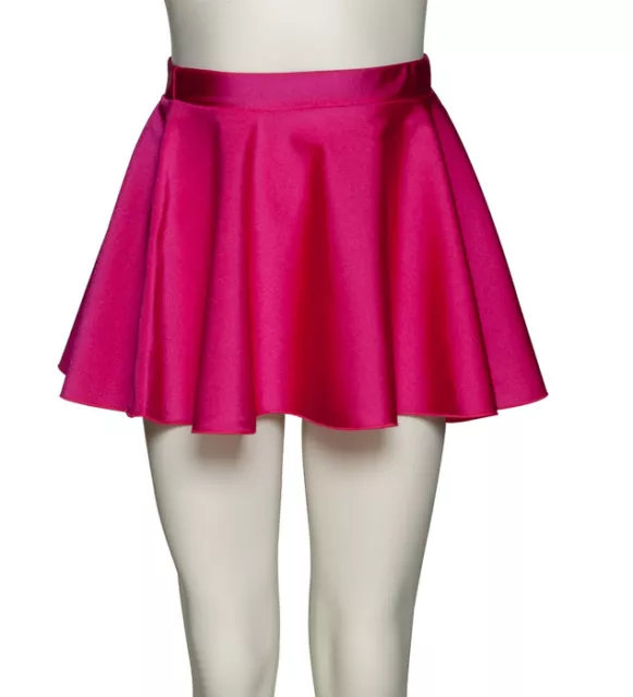 Girls Ladies Shiny Nylon Circular Dance Ballet Skirt By Katz Dancewear KDSK01