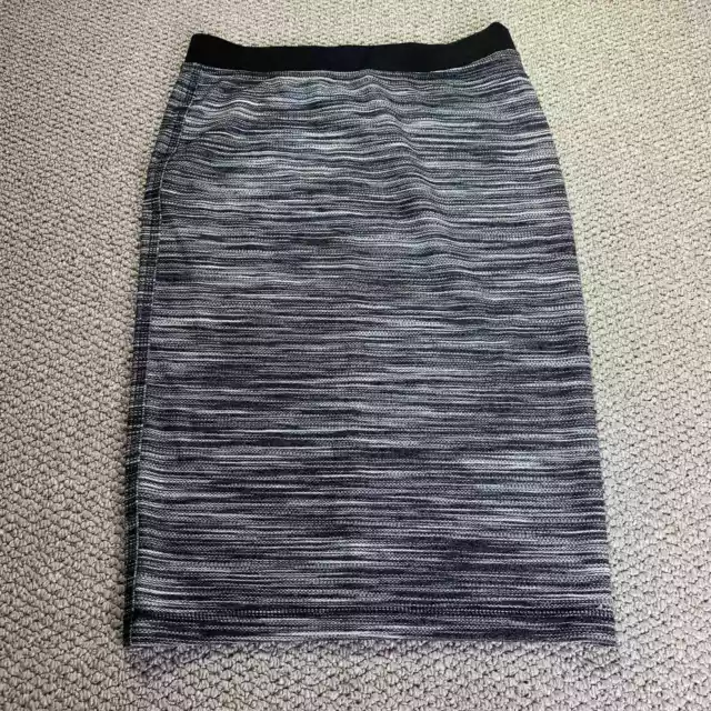 Trina Turk Womens Skirt Size Small Gray Space Dye Ashby Pencil