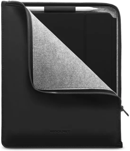WOOLNUT Coated Folio Cover Case iPad Pro 11 Inch 10.9 inch Air Black BoxD